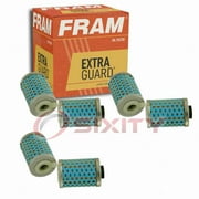 3 pc FRAM CH6060 Extra Guard Engine Oil Filters for 154A1-413-005 25011473 FS1210 FSR-81210 LF657 TP988 Oil Change Lubricant Filters