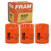 3 pc FRAM PH52 Heavy Duty Engine Oil Filters for 3098690 B5088 RV-51 WC13 WF2122 Oil Change Lubricant Filters
