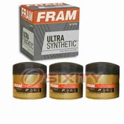 3 pc FRAM XG16 Ultra Engine Oil Filters for 55303 AF-1 BF-550 CF103 VF1 Oil Change Lubricant Filters Fits select: 1994-2008 DODGE RAM 1500, 1993-2008 JEEP GRAND CHEROKEE