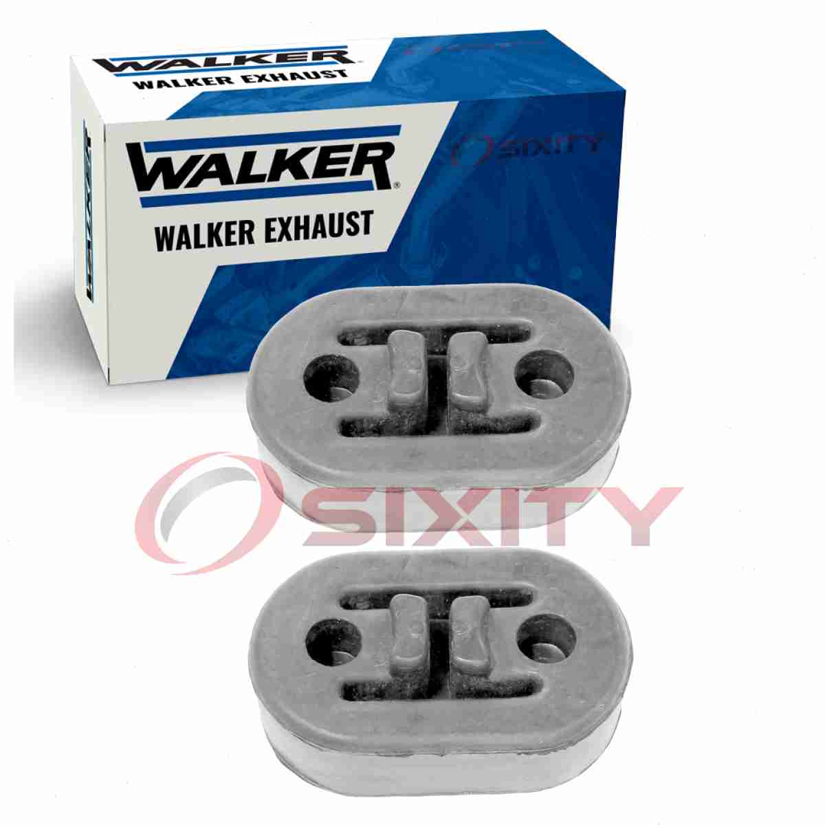 2 pc Walker Muffler Assm Right System Insulators Acura TL 3.2L V6 1999-2003