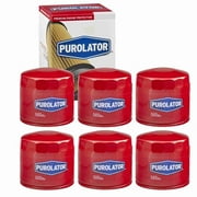 6 pc Purolator L14459 Engine Oil Filters for 152 61334 Oil Change Lubricant Filters Fits select: 2012-2023 HYUNDAI ELANTRA, 1989-2019 HYUNDAI SONATA