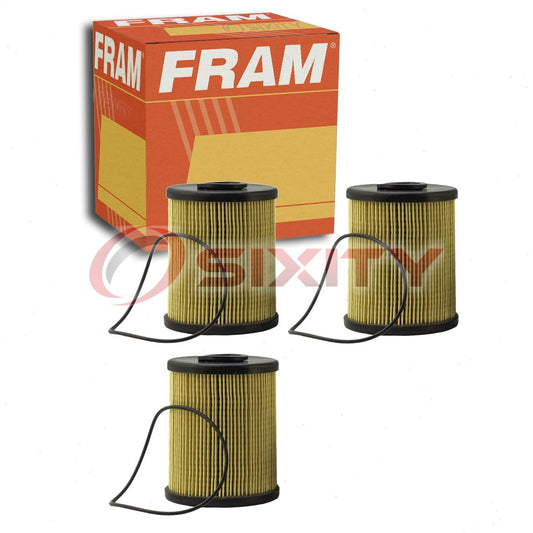 3 pc FRAM CS10145 Fuel Water Separator Filters for ALO25 HF7820 T1195 T196 TF235 TF60 Air Delivery Filters Fits select: 2003-2008 DODGE RAM 2500, 2003-2007 DODGE RAM 3500