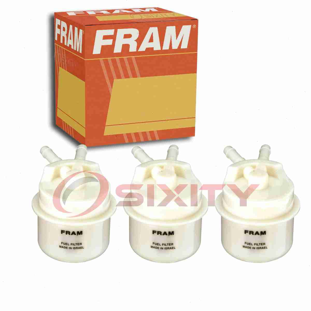 3 pc FRAM G4191 Fuel Filters for F1SZ-9155-A FF608 G6378 GF279 GF749 RB117 Z507 Gas Pump Line Air Delivery Filters Fits select: 1984-1990 TOYOTA PICKUP, 1986 TOYOTA 4RUNNER
