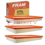 3 pc FRAM CA5058 Extra Guard Air Filters for 17801-87104-000 33-2533 A2076C AF85 AHR-81189 MK13103 Intake Inlet Manifold Fuel Delivery Filters Fits select: 1988-1994 FORD RANGER