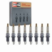 8 pc Champion 7919 Double Platinum Spark Plugs for QC10PEPB Ignition Wire Secondary