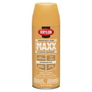 Krylon COVERMAXX Paint, Gloss, Bauhaus Gold, 12 oz.