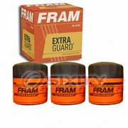 3 pc FRAM PH966B Extra Guard Engine Oil Filters for 256-8753 3355903 4206 ABP/N10G-FS1242 C8R FF1060 T12-1081 Oil Change Lubricant Filters Fits select: 1974-1975 MG MGB, 1971-1974 MG MIDGET