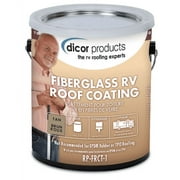 Dicor D6J-RPFRCT1 Fiberglass Roof Coating, Tan