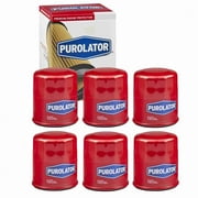 6 pc Purolator L14612 Engine Oil Filters for 168 61064 61358 61365 Oil Change Lubricant Filters Fits select: 2002-2023 NISSAN ALTIMA, 2008-2023 NISSAN ROGUE