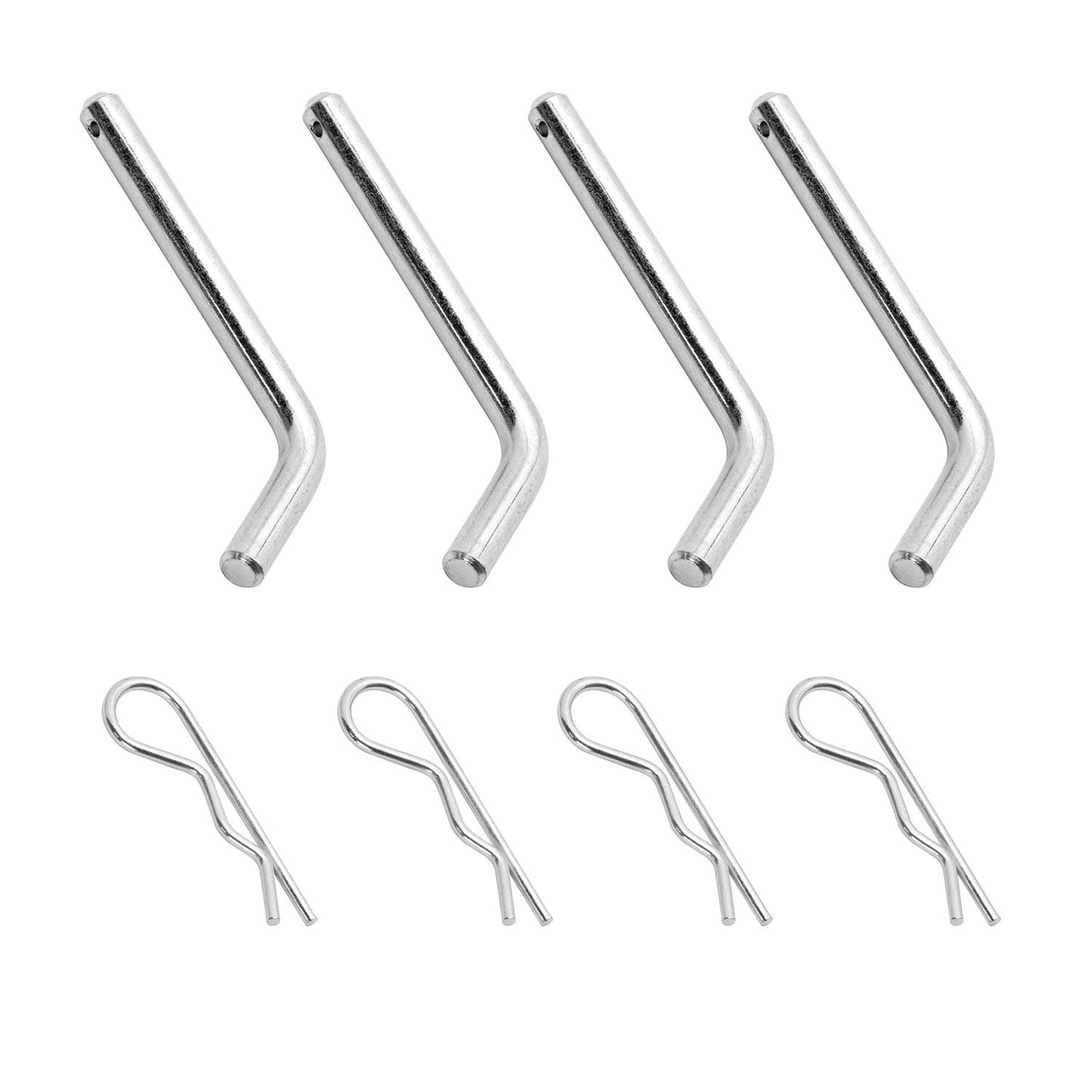 (4)Replacement Hole Style Pins and (4)Clips For Quick Install 5Th Wheel Rails Replacement Auto Part, Easy to Install