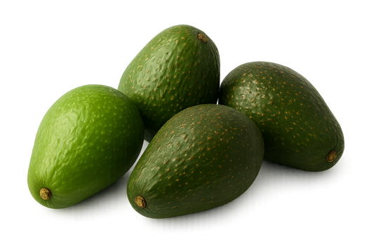 4 avocados transparent background