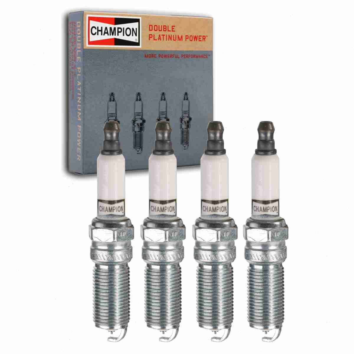 4 pc Champion Double Platinum Spark Plugs Ford Fusion 2.0L 2.3L 2.5L L4 2006-2020