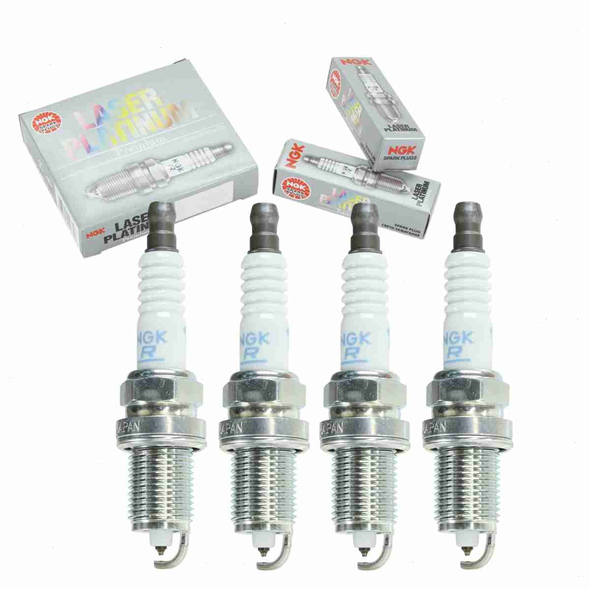 4 pc NGK Laser Platinum Spark Plugs Honda Accord 2.2L 2.3L L4 1990-2002