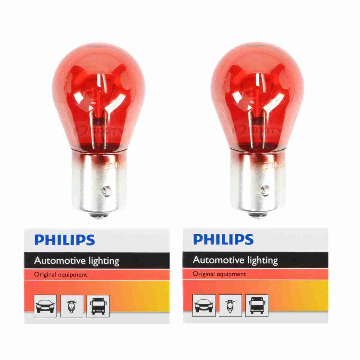 2 pc Philips HiPerVision Tail Light Bulbs Saab 9-3 9-3X 2008-2011 Electrical Lighting Body Exterior