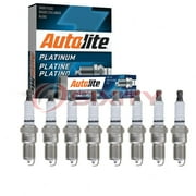 8 pc Autolite AP105 Platinum Spark Plugs for 19145287 3 6702 6W12 Ignition Wire Secondary