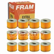 12 pc FRAM CH6012 Extra Guard Engine Oil Filters for 2H0-13440-90 300245 56086 68235275AA KN-145 L5893F WF10245 Oil Change Lubricant Filters