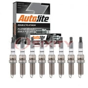 8 pc Autolite APP5683 Double Platinum Spark Plugs for 5118 5614235 Ignition Wire Secondary Fits select: 2007-2018 NISSAN ALTIMA, 2008-2020 NISSAN ROGUE