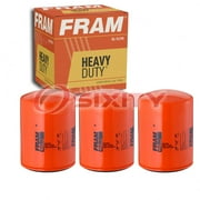 3 pc FRAM PH3766 Heavy Duty Engine Oil Filters for 1808896C1 5003558AA AL8316 D494 LF483 PF2221 Oil Change Lubricant Filters Fits select: 1983-1994 FORD F350, 1983-1994 FORD F250