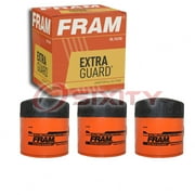 3 pc FRAM PH2 Extra Guard Engine Oil Filters for 1789MP L-2862 L30255 LF361 Oil Change Lubricant Filters Fits select: 1993-2014 FORD F150, 2008-2012 DODGE RAM 1500