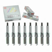 8 pc NGK 5476 Laser Iridium Spark Plugs for 12620540 41-108 4513 4718 9300 9723 ITV16TT PTV16TT Ignition Wire Secondary Fits select: 2010-2017 CHEVROLET EQUINOX, 2010-2017 GMC TERRAIN