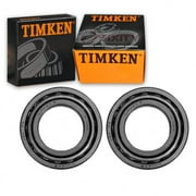 2 pc Timken Rear Outer Wheel Bearing and Race Sets Ford F-350 Super Duty 5.4L 6.2L 6.4L 6.8L V10 V8 1999-2012