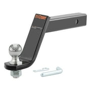 CURT 45064 Lifted Truck Trailer Hitch Mount with 2-Inch Ball & Pin, Fits 2-In Receiver, 7,500 lbs, 6-Inch Drop
