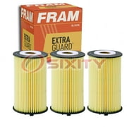 3 pc FRAM CH10246 Extra Guard Engine Oil Filters for 21-8015 E5202 E71HD141 LF571 M1MC-172 P7011 PH5646 Oil Change Lubricant Filters Fits select: 2011-2015 CHEVROLET CRUZE, 2015-2021 CHEVROLET TRAX