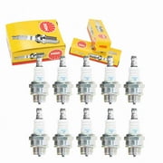 10 pc NGK 7421 Standard Spark Plugs for 018-00546-211 065-01404-70 150265060 245 293918 4113202S 6022 6025 77-306 840 840C 92070-2060 98073-56744 AR7N CSR45 E3.12 E7199-67740 FF-12 L6RC RCJ8 W20M-U
