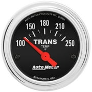 AutoMeter 2552 Traditional Chrome Electric Transmission Temperature Gauge