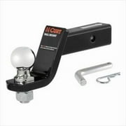 CURT 45042 Trailer Hitch Mount with 2-5/16-Inch Ball & Pin, Fits 2-Inch Receiver, 7,500 lbs, 4-Inch Drop