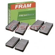 3 pc FRAM CF10136 Fresh Breeze Cabin Air Filters for 94855 AL30394 CF-110 FCAF1829P PA2635FN VCA-1159 HVAC Heating Ventilation Air Conditioning Vent Filters Fits select: 2005-2008 CHEVROLET UPLANDER