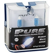 Putco 230012MW Pure Halogen Headlight Bulb - Mirror White - H12 (Pair)