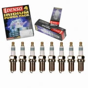 8 pc DENSO 5345 Iridium Power Spark Plugs for 1822A022 55564748 999 170 122 90 999 170 130 90 999 170 151 90 999 170 228 90 999 170 229 90 999 170 232 90 IKH22 Ignition Wire Secondary