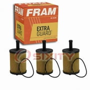 3 pc FRAM CH9461 Extra Guard Engine Oil Filters for 47920K 6021 7415 A13211 ATF-221 TF6 Oil Change Lubricant Filters Fits select: 2002-2006,2009-2014 VOLKSWAGEN JETTA