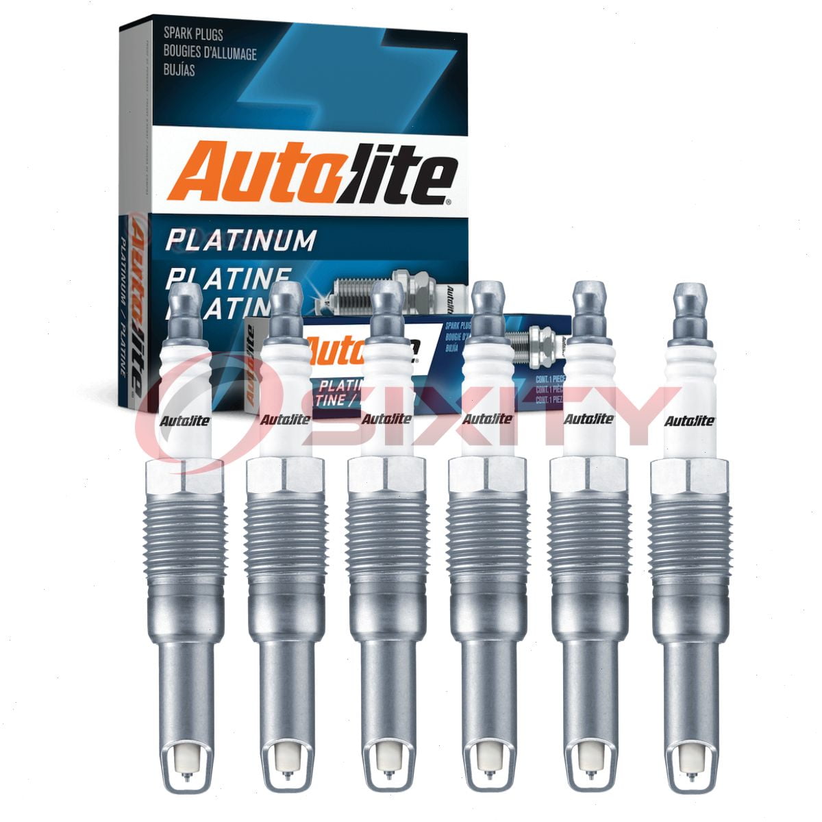 6 pc Autolite HT2 Platinum Spark Plugs for PZT2F Ignition Wire Secondary Fits select: 2005-2007 FORD F250, 2005-2007 FORD F350