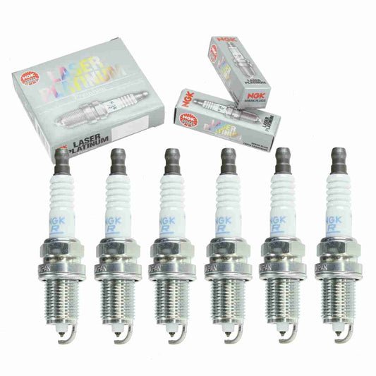 6 pc NGK Laser Platinum Spark Plugs Honda Pilot 3.5L V6 2003-2005