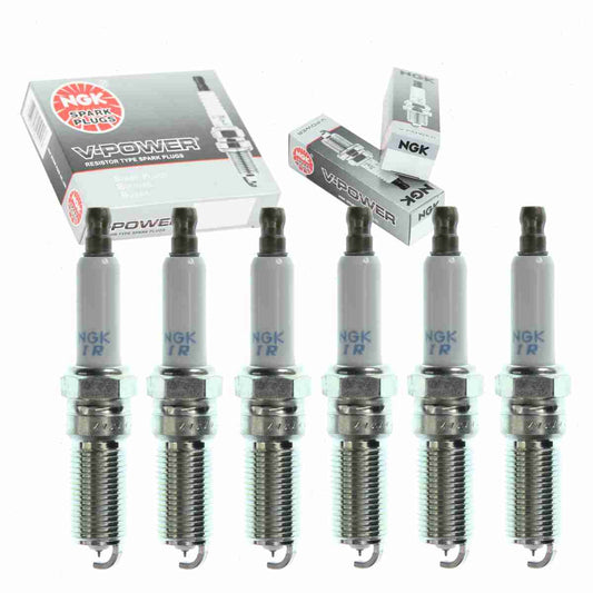 6 pc NGK V-Power Spark Plugs Chrysler 300 2.7L V6 2005-2010