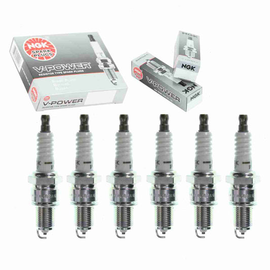 6 pc NGK V-Power Spark Plugs Dodge Grand Caravan 3.3L 3.8L V6 1990-2000