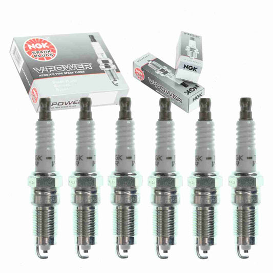 6 pc NGK V-Power Spark Plugs Ford Explorer 4.0L V6 2006-2010