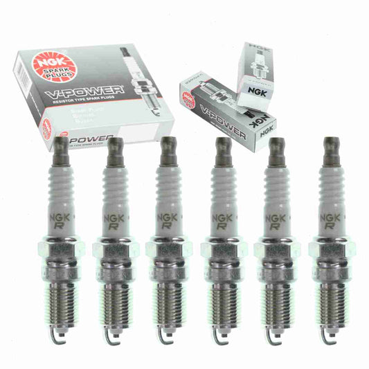 6 pc NGK V-Power Spark Plugs Ford Freestar 3.9L 4.2L V6 2004-2005
