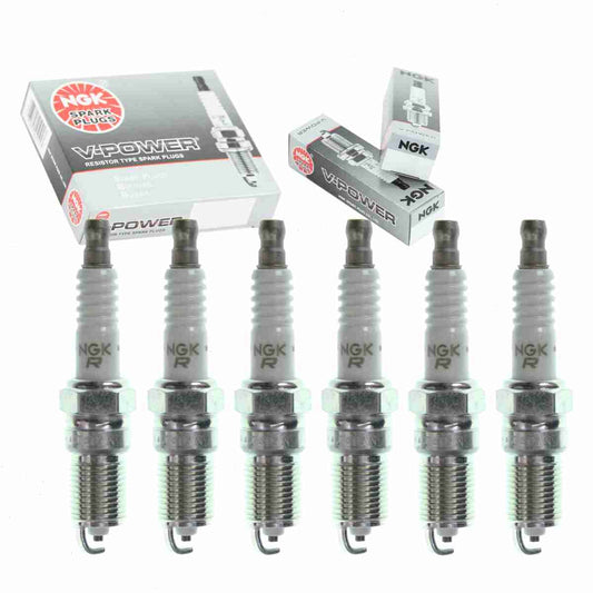 6 pc NGK V-Power Spark Plugs GMC Sierra 1500 4.3L V6 1999-2013