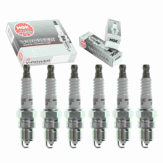 6 pc NGK V-Power Spark Plugs GMC Sonoma 2.8L 4.3L V6 1991-1995