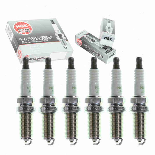 6 pc NGK V-Power Spark Plugs Nissan Quest 3.5L V6 2004-2009