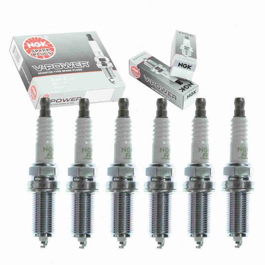 6 pc NGK V-Power Spark Plugs Toyota 4Runner 4.0L V6 2003-2013