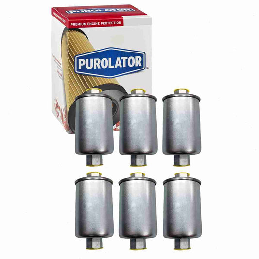 6 pc Purolator F33144 Fuel Filters for 043-0909 23481 2505-5129 25055046 25055052 25055128 25055129 25055480 25121130 25121673 25121741 25121792 25121914 25121915 25171109 25171792 33481 33481MP 3481