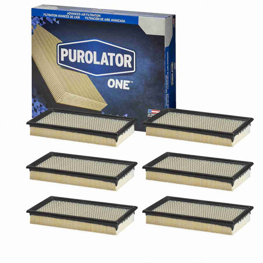 6 pc Purolator ONE A25699 Air Filters for Intake Inlet Manifold Fuel Delivery Filters Fits select: 2011-2022 FORD EXPLORER, 2007-2014 FORD EDGE