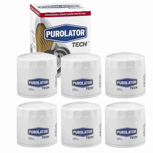 6 pc Purolator TECH TL14619 Engine Oil Filters for 041-0724 041-8055 1109.51 1109.75 1109.82 1109.86 156 1626 17-1716-4 21626 2626 33004195 391A 51626 61526 61626 61851626 77 00 720 978 7700 720 978