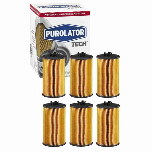 6 pc Purolator TECH TL15839 Engine Oil Filters for 19324430 27674 55594651 55594652 5650359 57674 61857674 71744410 7674 84674 93185674 CF5839 CH10246 COC10246 E611H E611H D122 FP10246 G7674 G7674XL