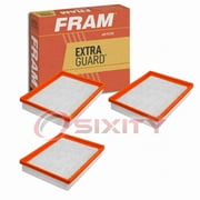 3 pc FRAM CA10191 Extra Guard Air Filters for 20774655 A3099C AF6065 VA-388 Intake Inlet Manifold Fuel Delivery Filters Fits select: 2006-2010 KIA OPTIMA, 2007-2010 KIA RONDO