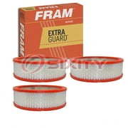 3 pc FRAM CA187 Extra Guard Air Filters for 8994925 A710CF AF1641 LA283 PMA-4600HD Intake Inlet Manifold Fuel Delivery Filters Fits select: 1973-1978 CHEVROLET C10, 1976-1977 CHEVROLET BLAZER